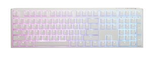 Mechaninė klaviatūra Ducky One 3 grynai balta viso dydžio Hotswap Cherry MX juoda, RGB, PBT klaviatūros dangteliai цена и информация | Клавиатуры | pigu.lt