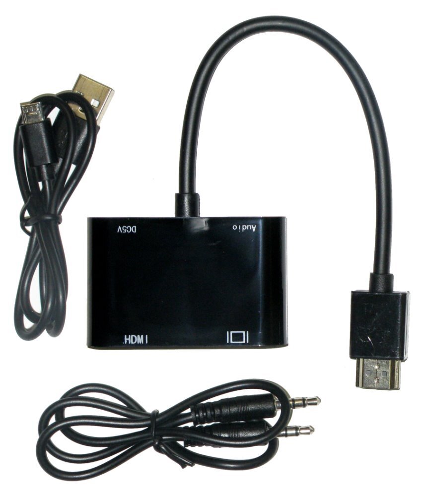 XtendLan HDMI/VGA, 0.2 m kaina ir informacija | Kabeliai ir laidai | pigu.lt