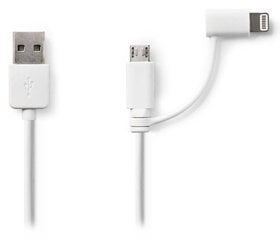 Nedis Micro USB, 1m kaina ir informacija | Kabeliai ir laidai | pigu.lt