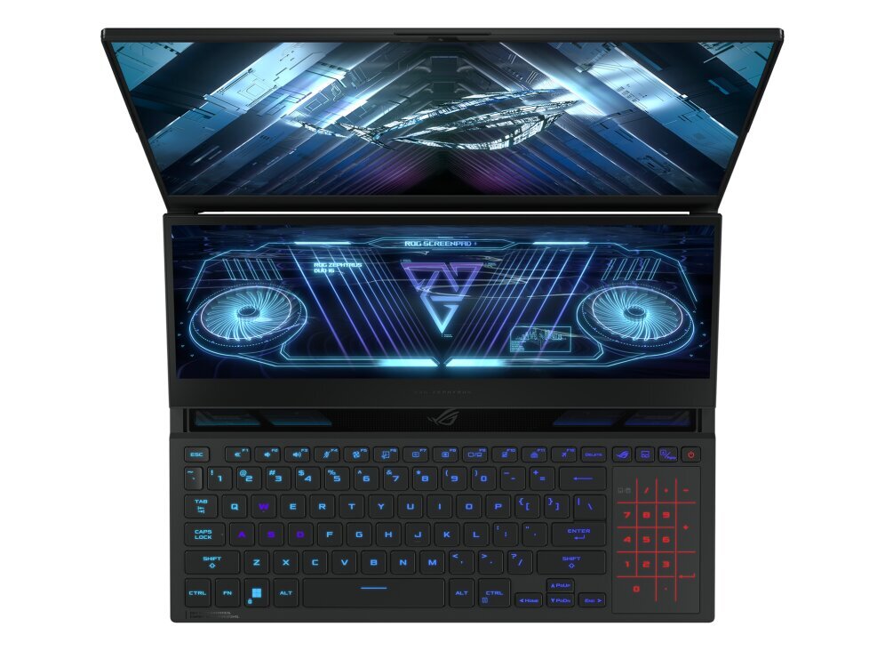 Asus GX650RS-LO053W ROG Zephyrus Duo 16 16,0'', Ryzen 9 6900HX, 64 GB DDR5, SSD 2 TB + 2 TB, nVidia GeForce RTX 3080 Ti, Windows 11 Home kaina ir informacija | Nešiojami kompiuteriai | pigu.lt