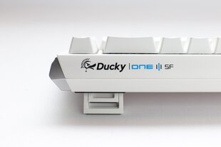 Mechaninė klaviatūra Ducky One 3 Pure White SF 65%, Hotswap Cherry MX Blue, RGB, PBT klaviatūros dangteliai цена и информация | Клавиатуры | pigu.lt