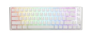 Mechaninė klaviatūra Ducky One 3 Pure White SF 65%, Hotswap Cherry MX Brown, RGB, PBT klaviatūros dangteliai kaina ir informacija | Klaviatūros | pigu.lt