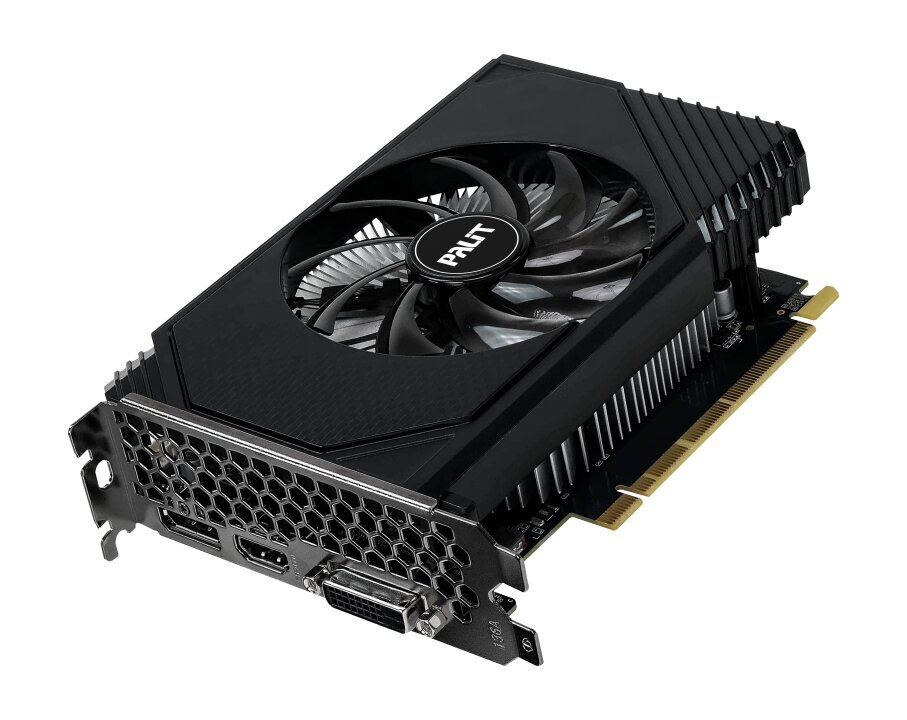 Palit GeForce RTX 3050 StormX OC (NE63050S18JE-1070F) цена и информация | Vaizdo plokštės (GPU) | pigu.lt