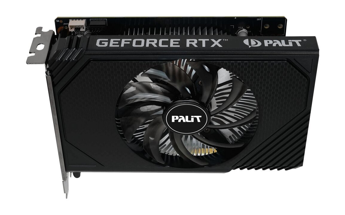 Palit GeForce RTX 3050 StormX (NE63050018JE-1070F) kaina ir informacija | Vaizdo plokštės (GPU) | pigu.lt