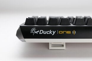 Mechaninė klaviatūra „Ducky One 3“ klasikinė viso dydžio „Hotswap Cherry MX Brown“, RGB, PBT klavišų dangteliai цена и информация | Клавиатуры | pigu.lt