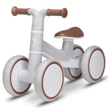 Balansinis dviratis Lionelo Villy 6" Beige, pilkas kaina ir informacija | Balansiniai dviratukai | pigu.lt