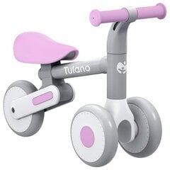 Balansinis dviratukas Tulano, pilkas/rožinis kaina ir informacija | Balansiniai dviratukai | pigu.lt