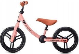 12-дюймовый беговел Kinderkraft 2WAY NEXT, коричневый, черный, розовый цена и информация | Балансировочные велосипеды | pigu.lt
