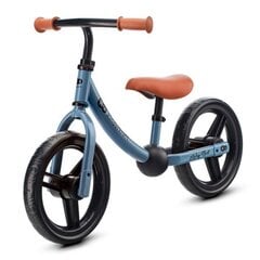 12-дюймовый беговел Kinderkraft 2WAY NEXT, коричневый, черный, синий цена и информация | Балансировочные велосипеды | pigu.lt