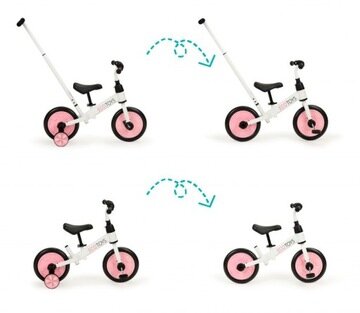 Balansinis dviratis Ecotoys, 12" kaina ir informacija | Balansiniai dviratukai | pigu.lt
