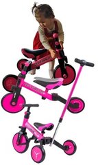 Balansinis dviratis Milly Mally Pink optimus 4in1, 20" kaina ir informacija | Balansiniai dviratukai | pigu.lt