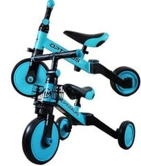 Беговел Milly Mally Blue optimus 3in1 цена и информация | Трехколесные велосипеды | pigu.lt