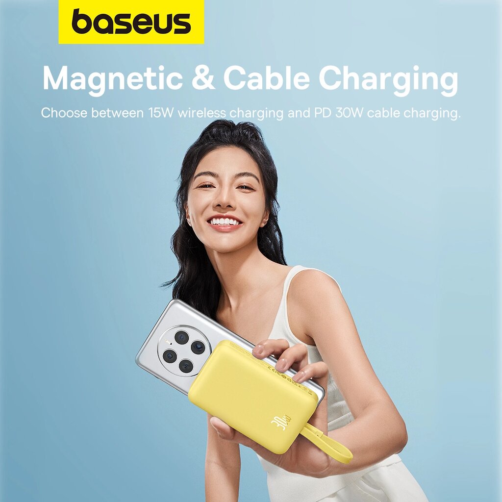 Baseus Magnetic Mini MagSafe 10000mAh kaina ir informacija | Atsarginiai maitinimo šaltiniai (power bank) | pigu.lt