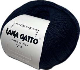 Пряжа Lana Gatto VIP, 01015, 50г цена и информация | Принадлежности для вязания | pigu.lt