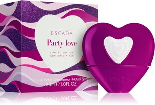 Kvapusis vanduo Escada Party Love Limited Edition EDP moterims, 30 ml kaina ir informacija | Kvepalai moterims | pigu.lt