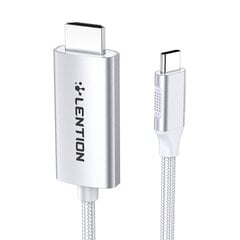 Lention USB-C to 4K60Hz kaina ir informacija | Laidai telefonams | pigu.lt
