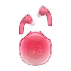 Earphones TWS Acefast T9, Bluetooth 5.3, IPX4 (pomelo red) цена и информация | Наушники | pigu.lt