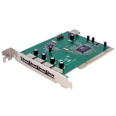 7 PORT PCI USB KORTELĖS ADAPTERIS цена и информация | Маршрутизаторы (роутеры) | pigu.lt