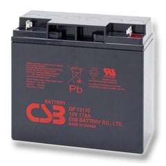 Akumuliatorius CSB GP12170, 12V/17Ah цена и информация | Аккумуляторы | pigu.lt