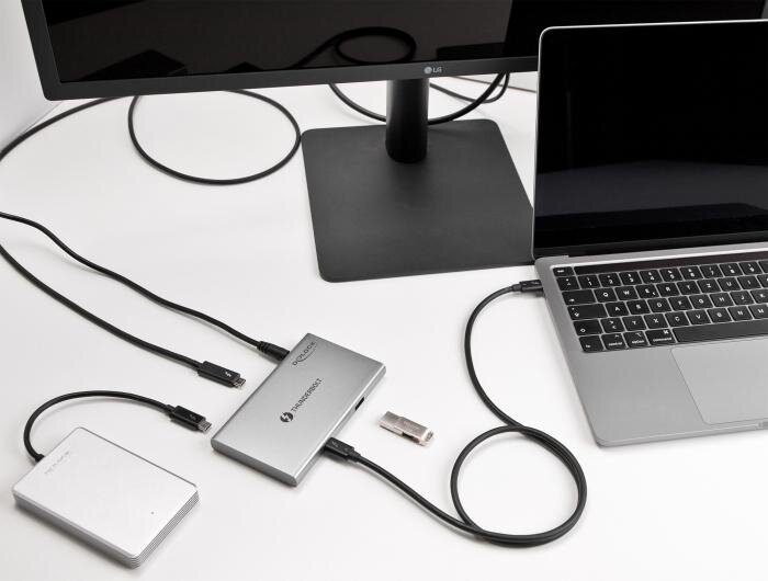 Delock Thunderbolt 4 Hub kaina ir informacija | Adapteriai, USB šakotuvai | pigu.lt