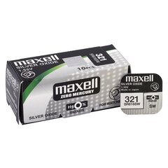 Maxell 321 SR616SW baterijos 1 vnt. kaina ir informacija | Elementai | pigu.lt