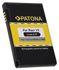 Patona Motorola Razr V3 kaina ir informacija | Akumuliatoriai telefonams | pigu.lt