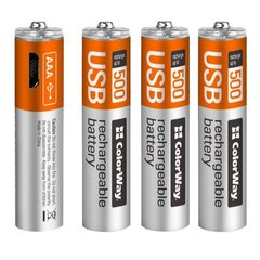 Spalvota nešiojama baterija aaa 400 mah / usb/ 1.5vm цена и информация | Батарейки | pigu.lt