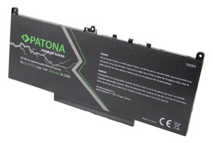 Patona Dell Latitude E7260/E7270/E7470 kaina ir informacija | Akumuliatoriai nešiojamiems kompiuteriams | pigu.lt