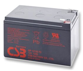 Akumuliatorius CSB GP12120 F2, 12V/12Ah цена и информация | Аккумуляторы | pigu.lt