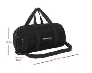 Kelioninis sportinis krepšys Strado, juodas kaina ir informacija | Kuprinės ir krepšiai | pigu.lt