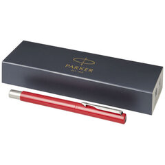 Ручка-роллер PARKER Vector, красная с хромированной отделкой цена и информация | Бизнес подарки | pigu.lt