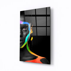 Картина из закаленного стекла - цвета радуги цена и информация | Репродукции, картины | pigu.lt