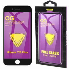 Spacecase Premium stiklo plėvelė iPhone 6/6s Plus, juoda цена и информация | Защитные пленки для телефонов | pigu.lt