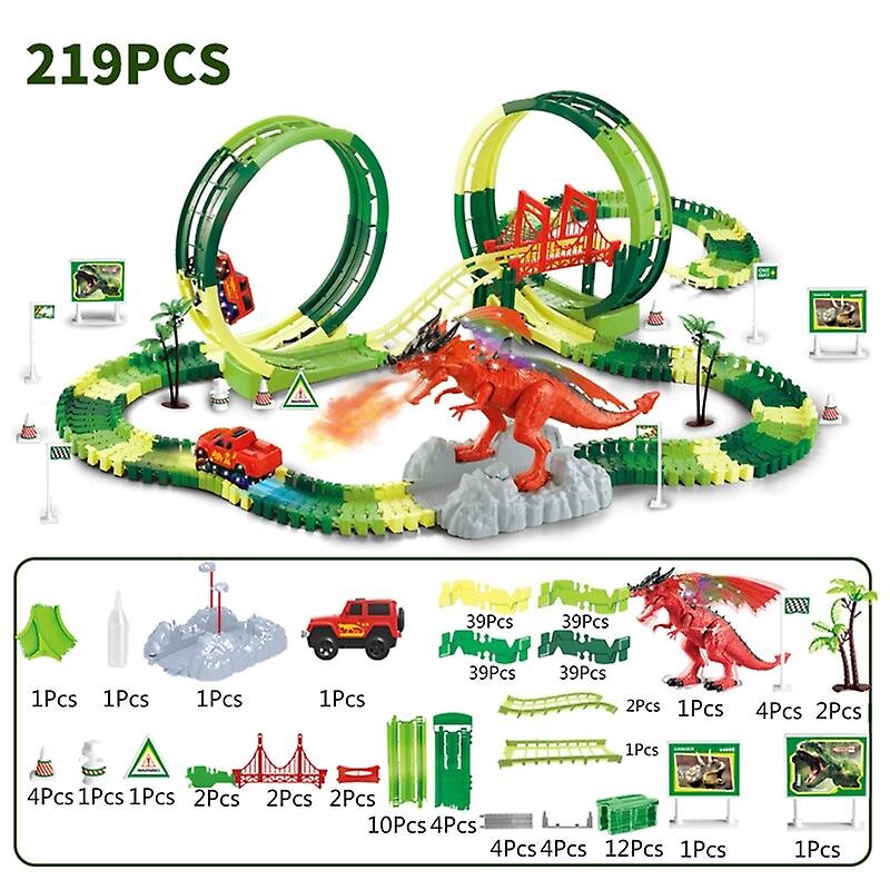 Žaislų lenktynių trasa Spray Dinosaur цена и информация | Žaislai berniukams | pigu.lt