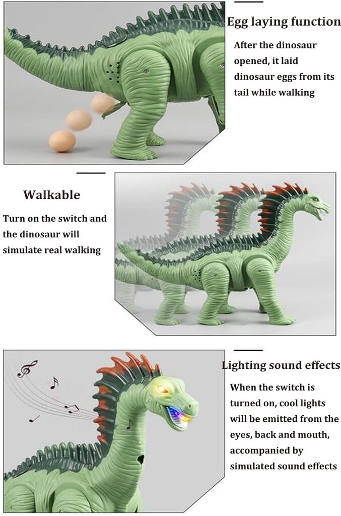 Interaktyvus žaislas Dinozauras kaina ir informacija | Žaislai berniukams | pigu.lt