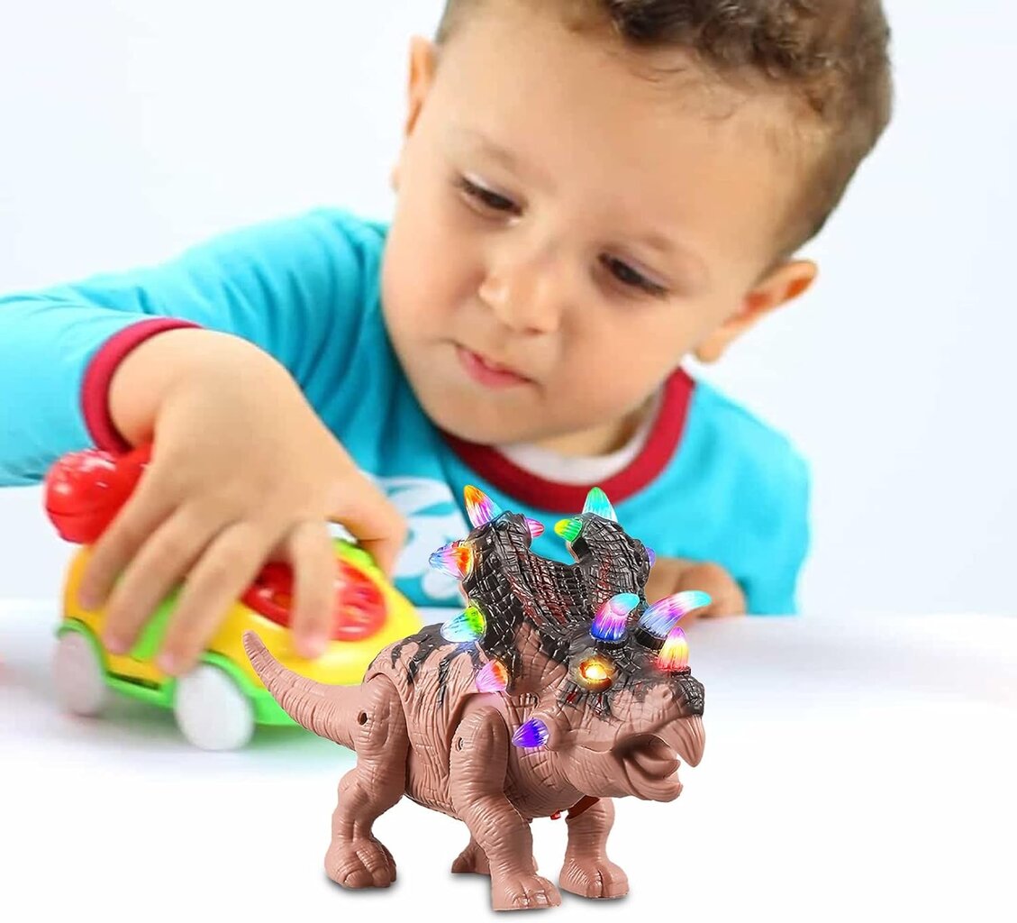 Muzikinis dinozauras Triceratops kaina ir informacija | Žaislai berniukams | pigu.lt