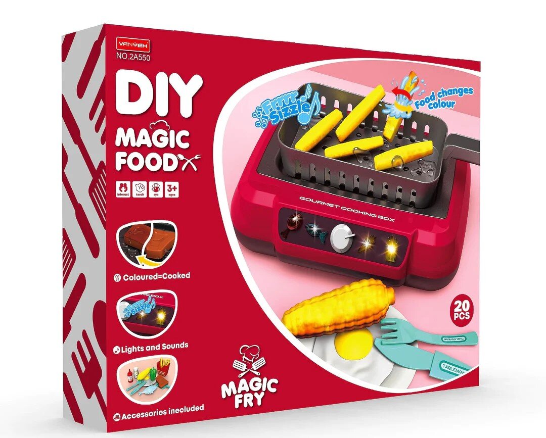 Vaikiška gruzdintuvė Diy Magic Food kaina ir informacija | Žaislai mergaitėms | pigu.lt
