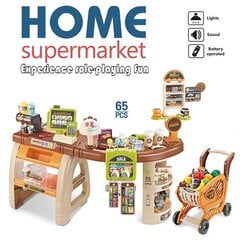 Большой детский супермаркет с тележкой Shopping цена и информация | Игрушки для девочек | pigu.lt