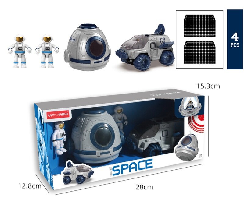 Erdvinių žaislų rinkinys Space цена и информация | Žaislai berniukams | pigu.lt