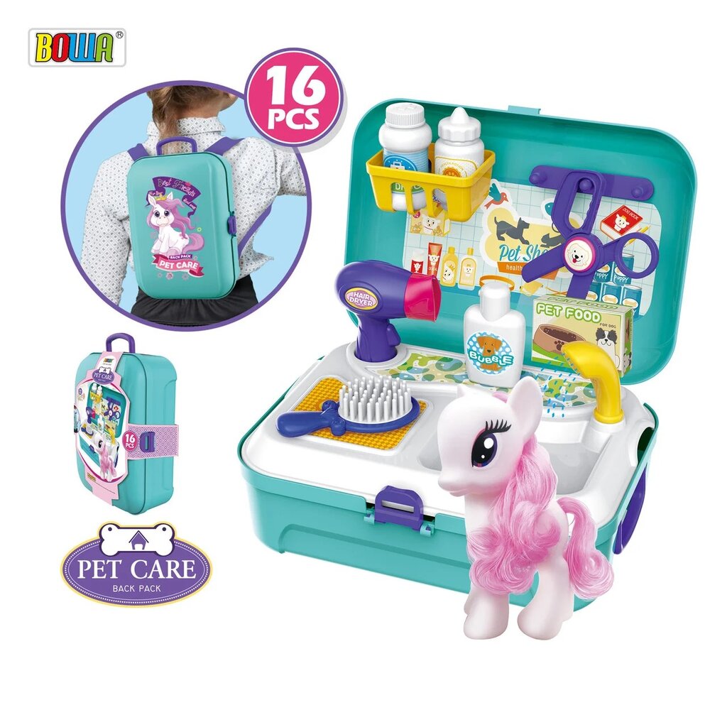 Kuprinė-grožio salonas poniui My Little Pony kaina ir informacija | Žaislai mergaitėms | pigu.lt