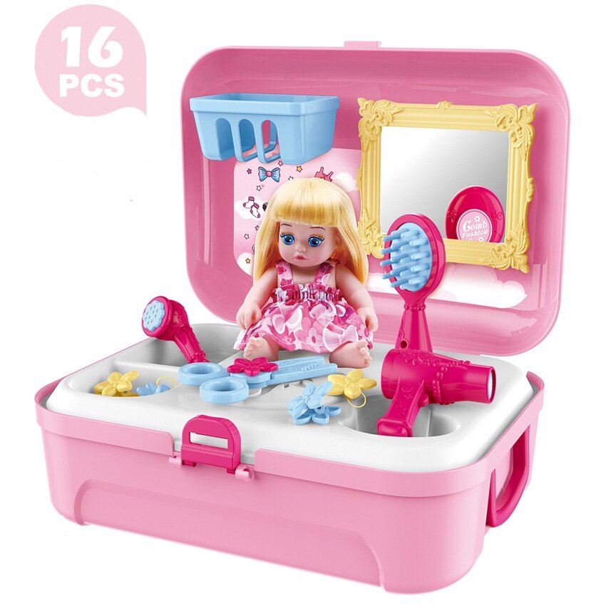 Kuprinė su žaislais Beauty Salon kaina ir informacija | Žaislai mergaitėms | pigu.lt