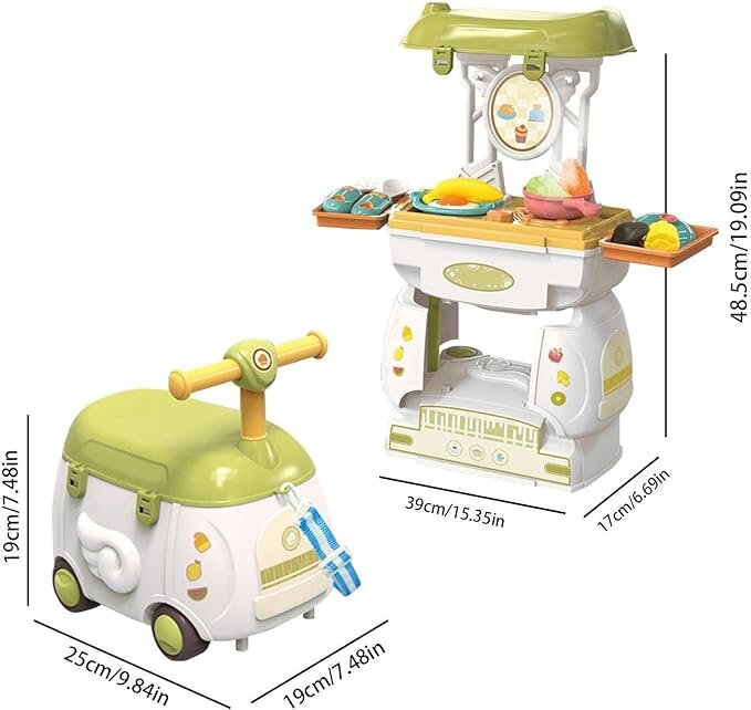 Virtuvės komplektas vaikams 2 in 1 Toy Cook kaina ir informacija | Žaislai mergaitėms | pigu.lt