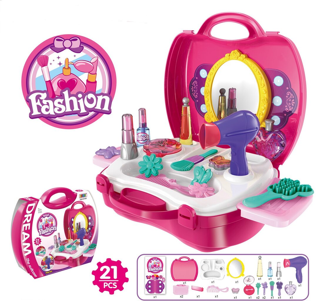 Grožio žaislų rinkinys Fashion цена и информация | Žaislai mergaitėms | pigu.lt