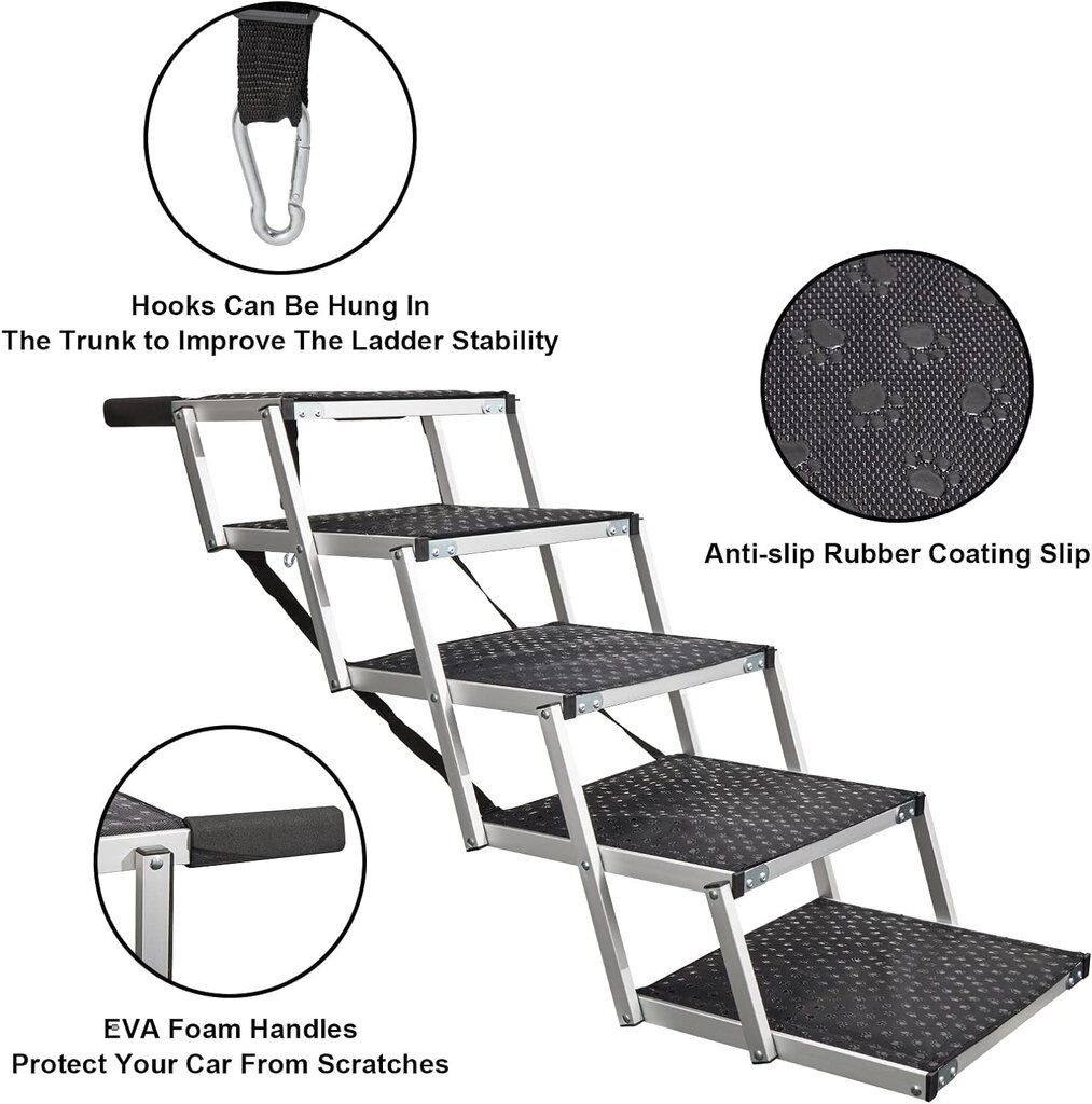 Sulankstomi laiptai šunims kaina ir informacija | Kelioniniai reikmenys | pigu.lt