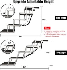 Складная лестница для собак цена и информация | Дорожные принадлежности | pigu.lt