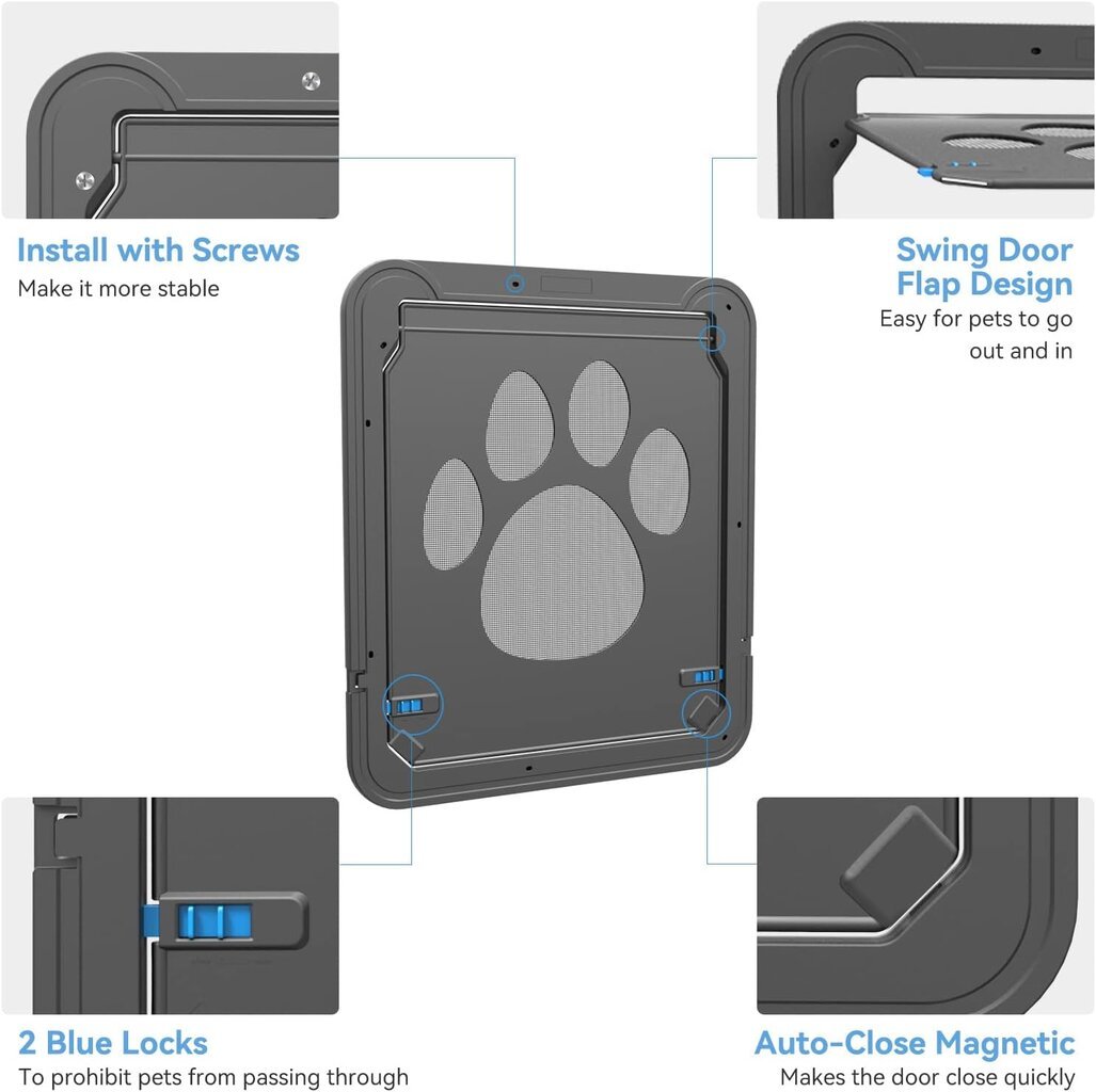 Įėjimo durys naminiams gyvūnams kaina ir informacija | Dresūros priemonės šunims | pigu.lt