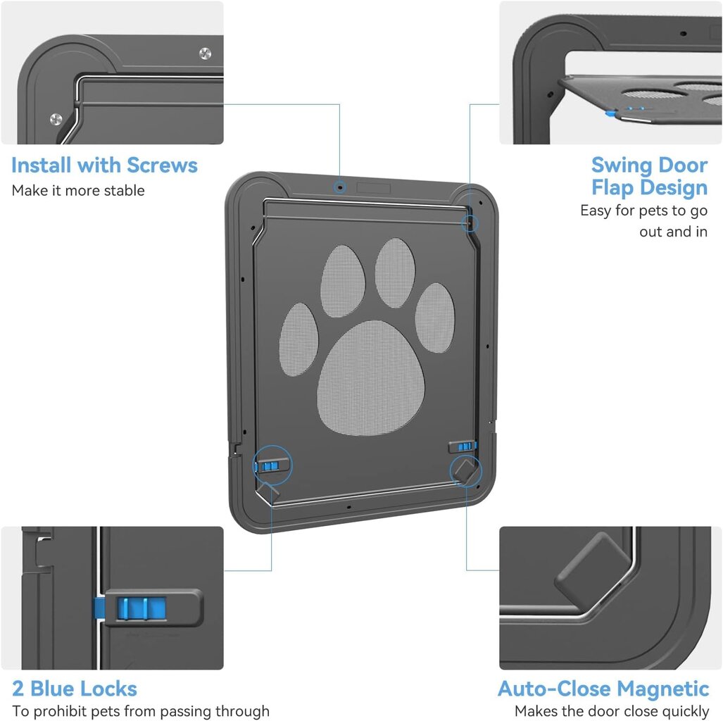 Įėjimo durys naminiams gyvūnams цена и информация | Dresūros priemonės šunims | pigu.lt
