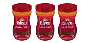 Набор растворимого кофе Folgers Classic, 3 x 226 г цена и информация | Кофе, какао | pigu.lt
