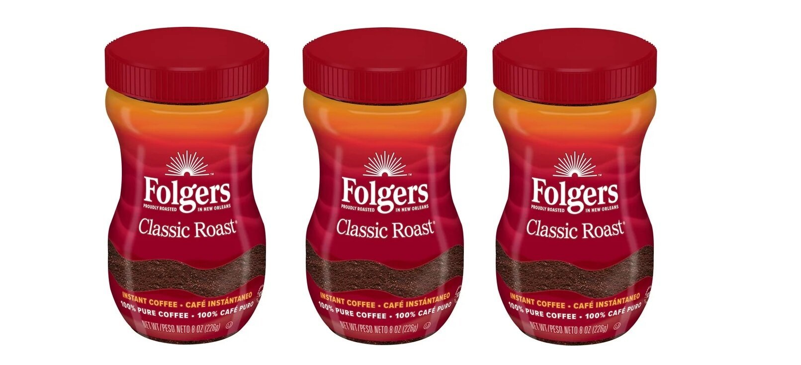 Folgers Classic tirpios kavos rinkinys, 3 x 226g цена и информация | Kava, kakava | pigu.lt