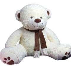 Плюшевый медведь "Рудольф" 135 см, молочного цвета цена и информация | Мягкие игрушки | pigu.lt